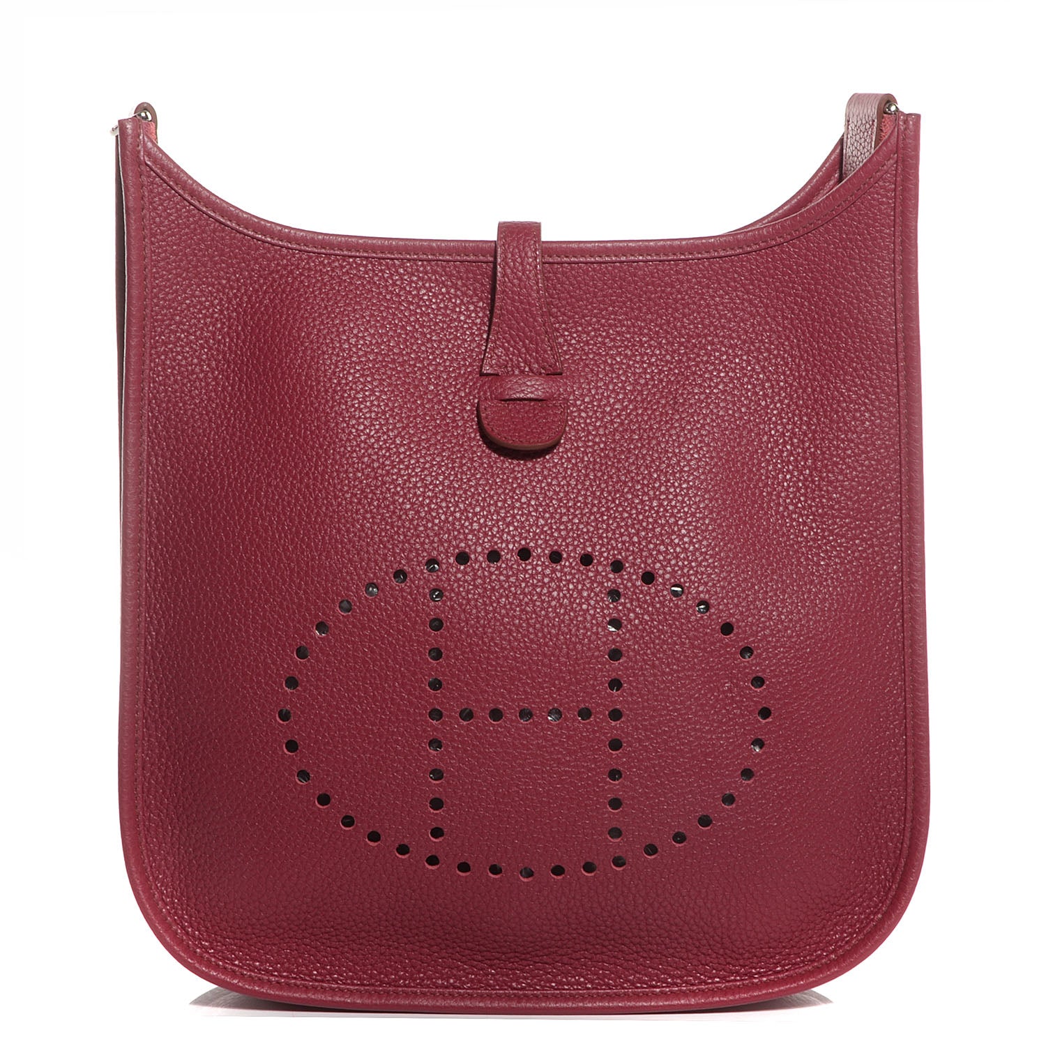 Hermes Taurillon Clemence Evelyne III PM Rubis 1 of 16