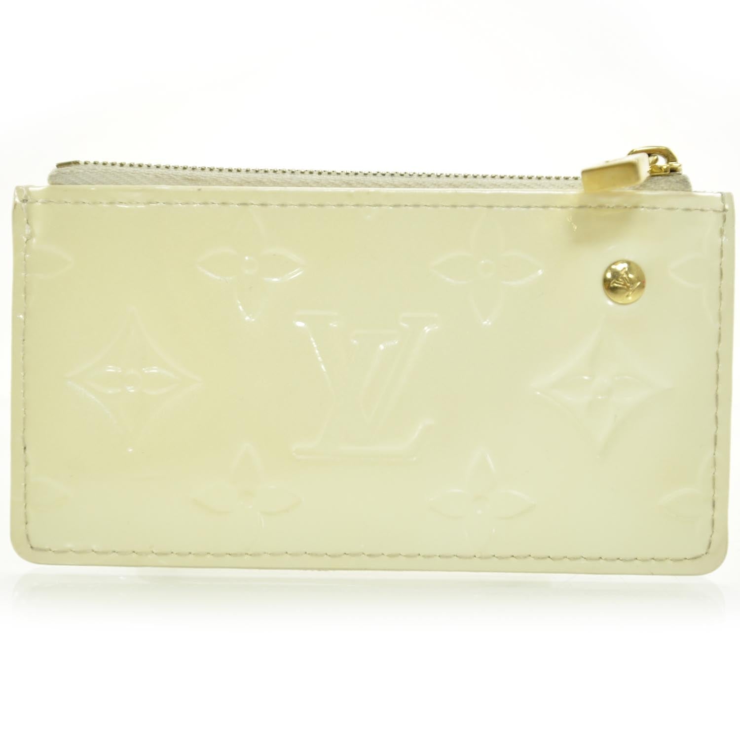 Louis Vuitton Vernis Key Pouch Perle 4 of 8