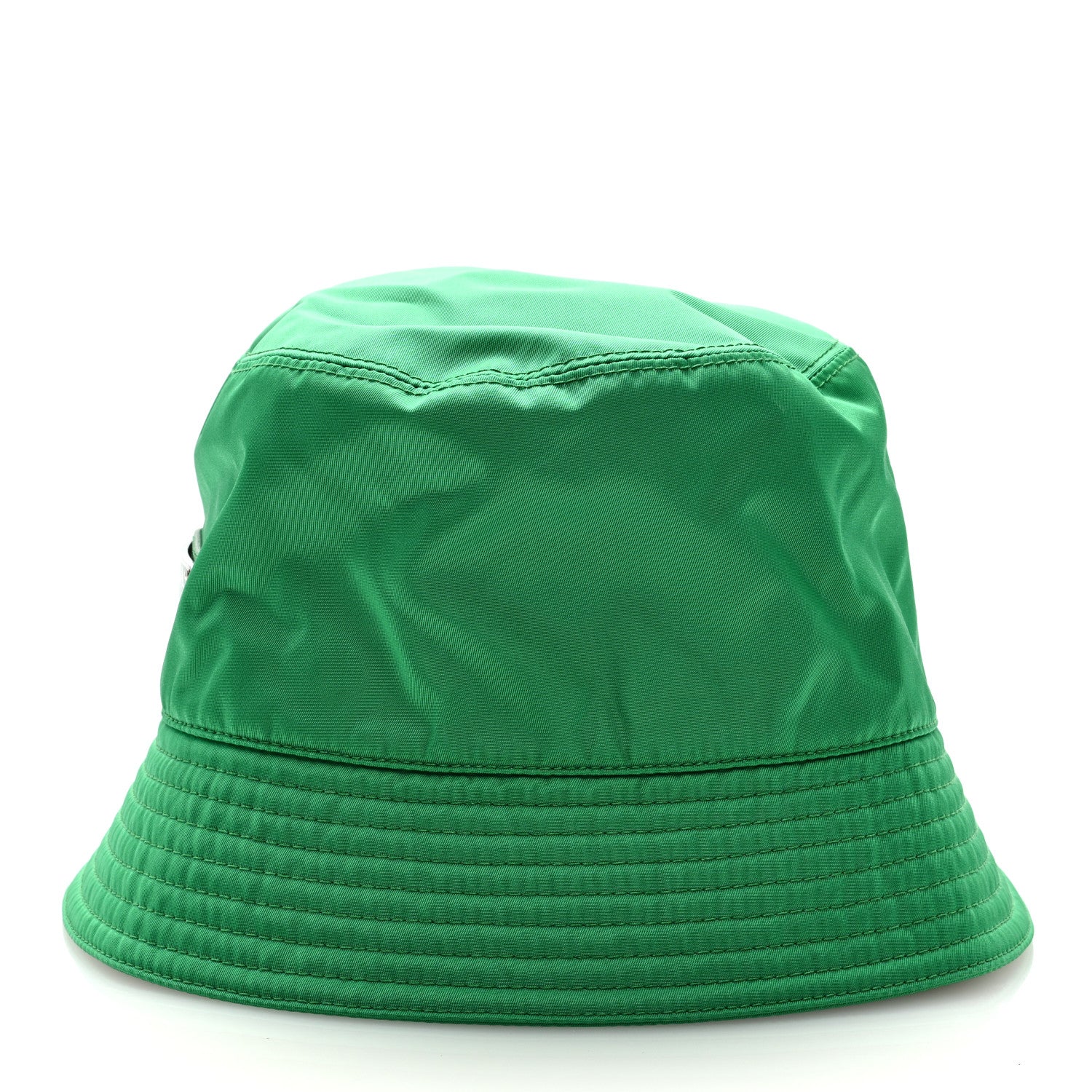 Prada Re-Nylon Metal Triangle Logo Mens Bucket Hat M Menta 4 of 7