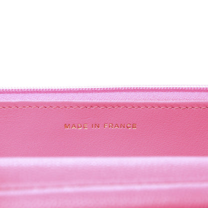 Chanel Caviar Quilted Wallet on Chain WOC Pink 8 of 11