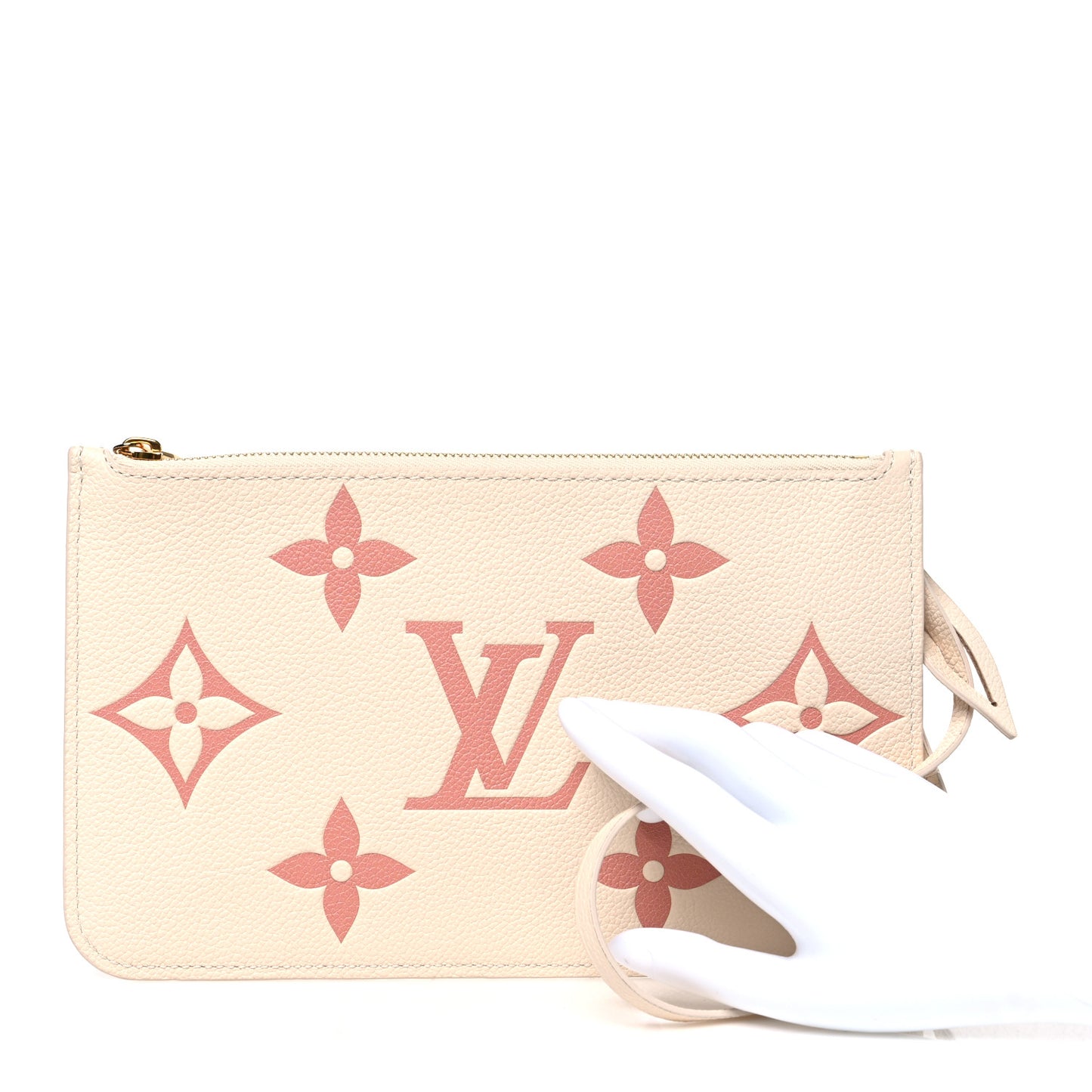 Empreinte Monogram Giant Neverfull MM Pochette Creme Rose Trianon