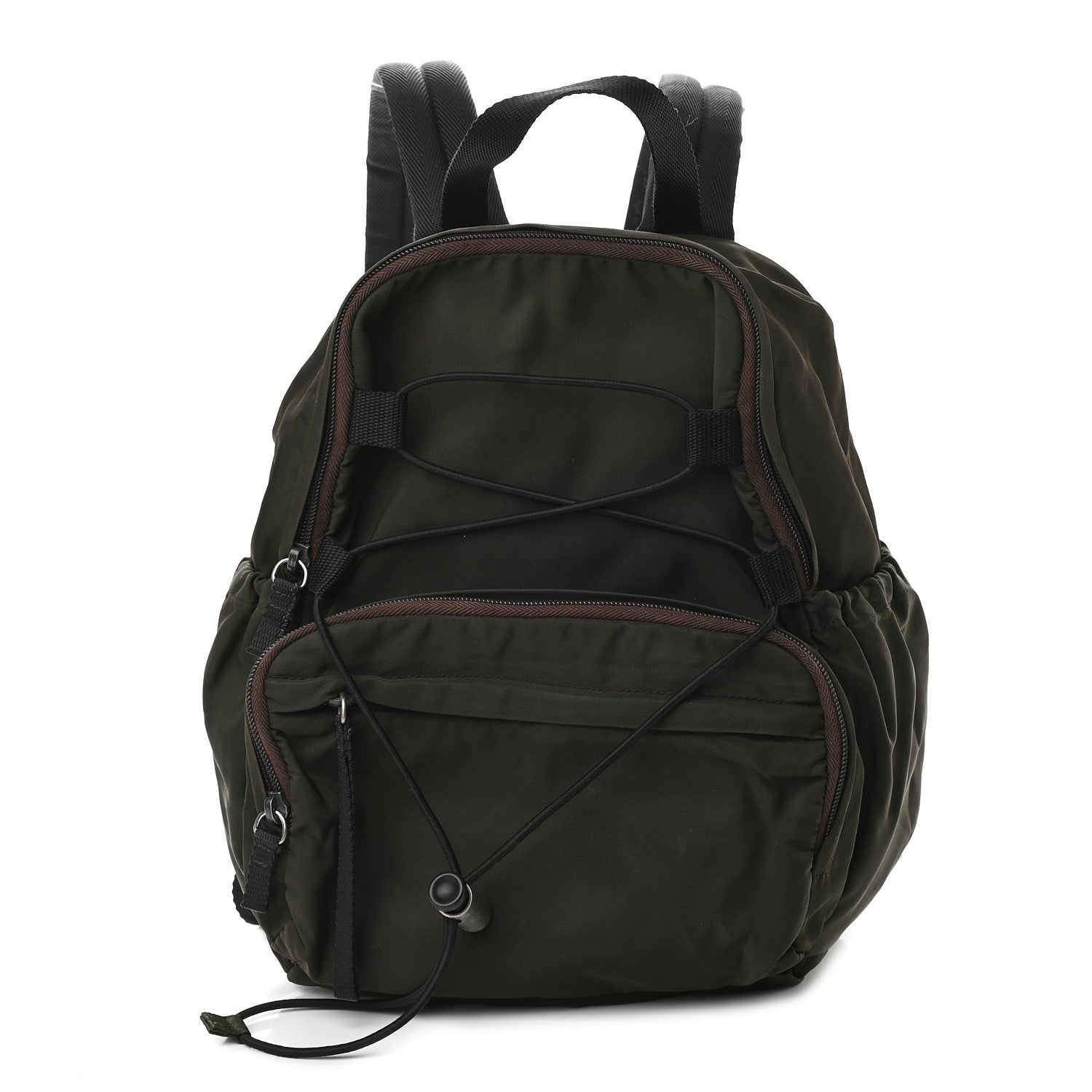 Prada Tessuto Montagna Nylon Backpack Ebano 1 of 13