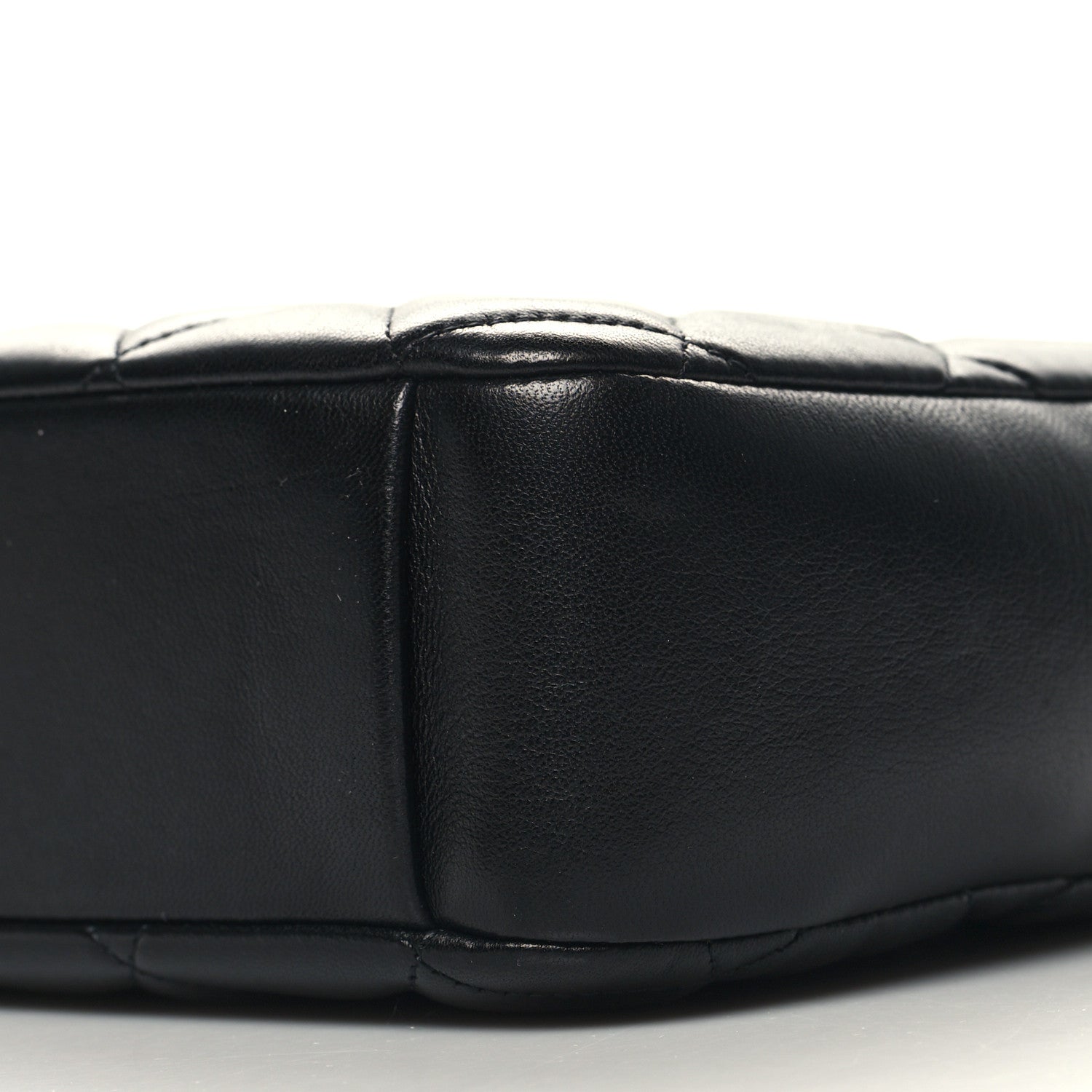 Chanel Lambskin Quilted Small Diamond CC Camera Case Black 10 of 11