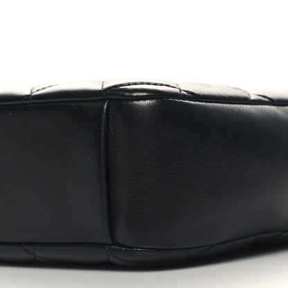 Chanel Lambskin Quilted Small Diamond CC Camera Case Black 10 of 11