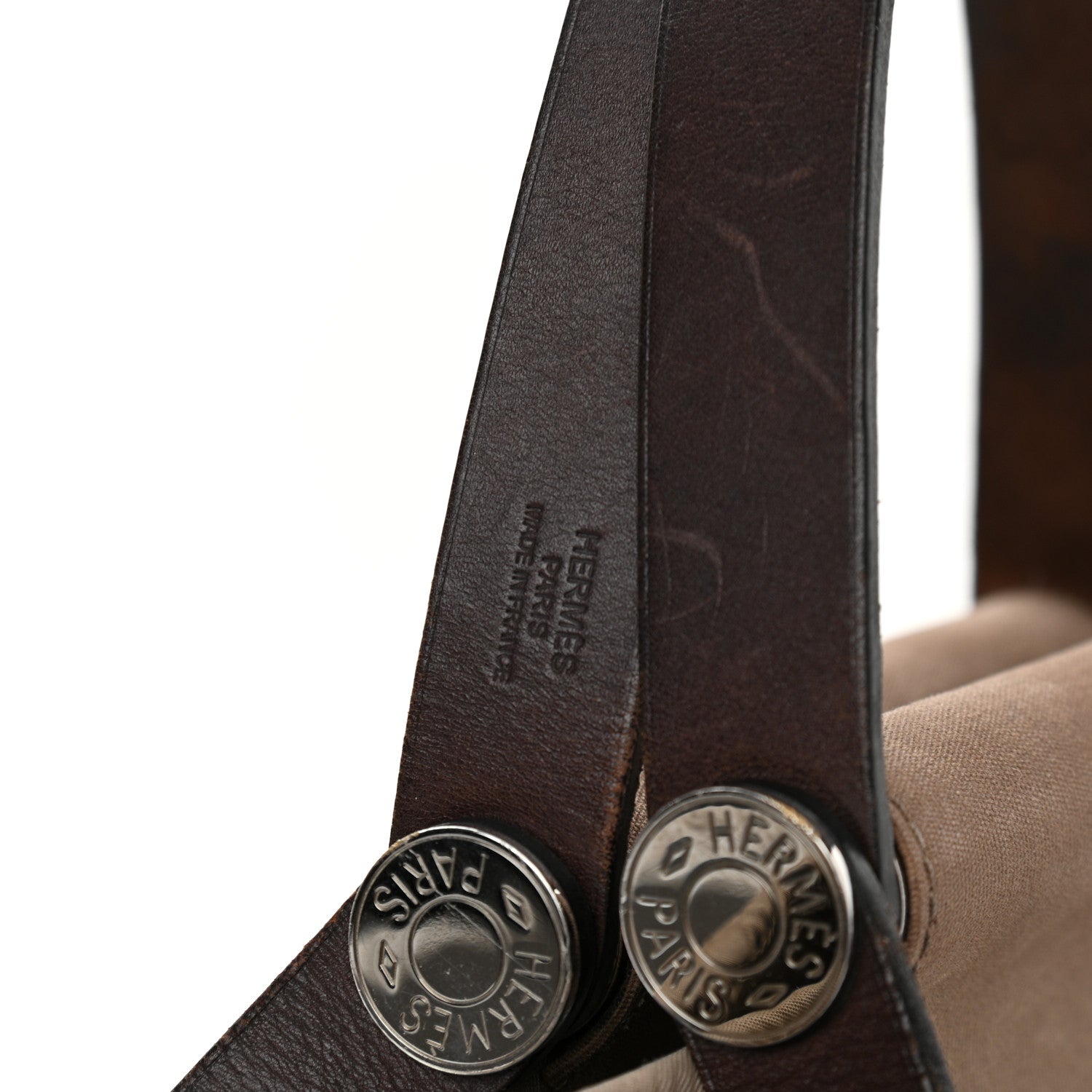 Hermes Toile Cabag 39 Etoupe 7 of 11