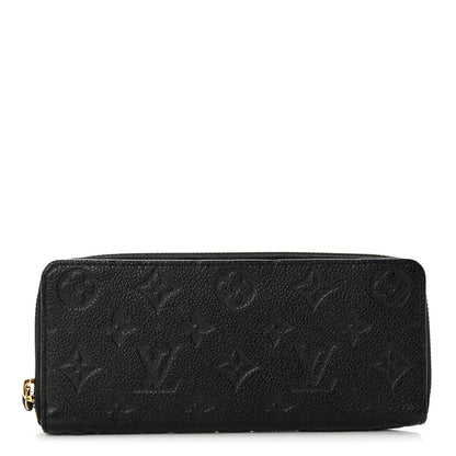 Louis Vuitton Empreinte Clemence Wallet Black 1 of 6