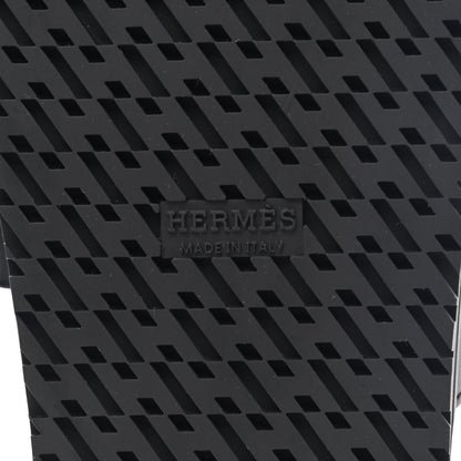 Hermes Calfskin Womens Chypre Sandals 38 Black 12 of 20