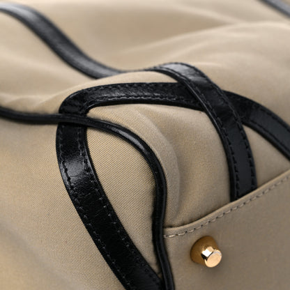 Burberry Canvas Calfskin Canterbury Tote Beige 12 of 17