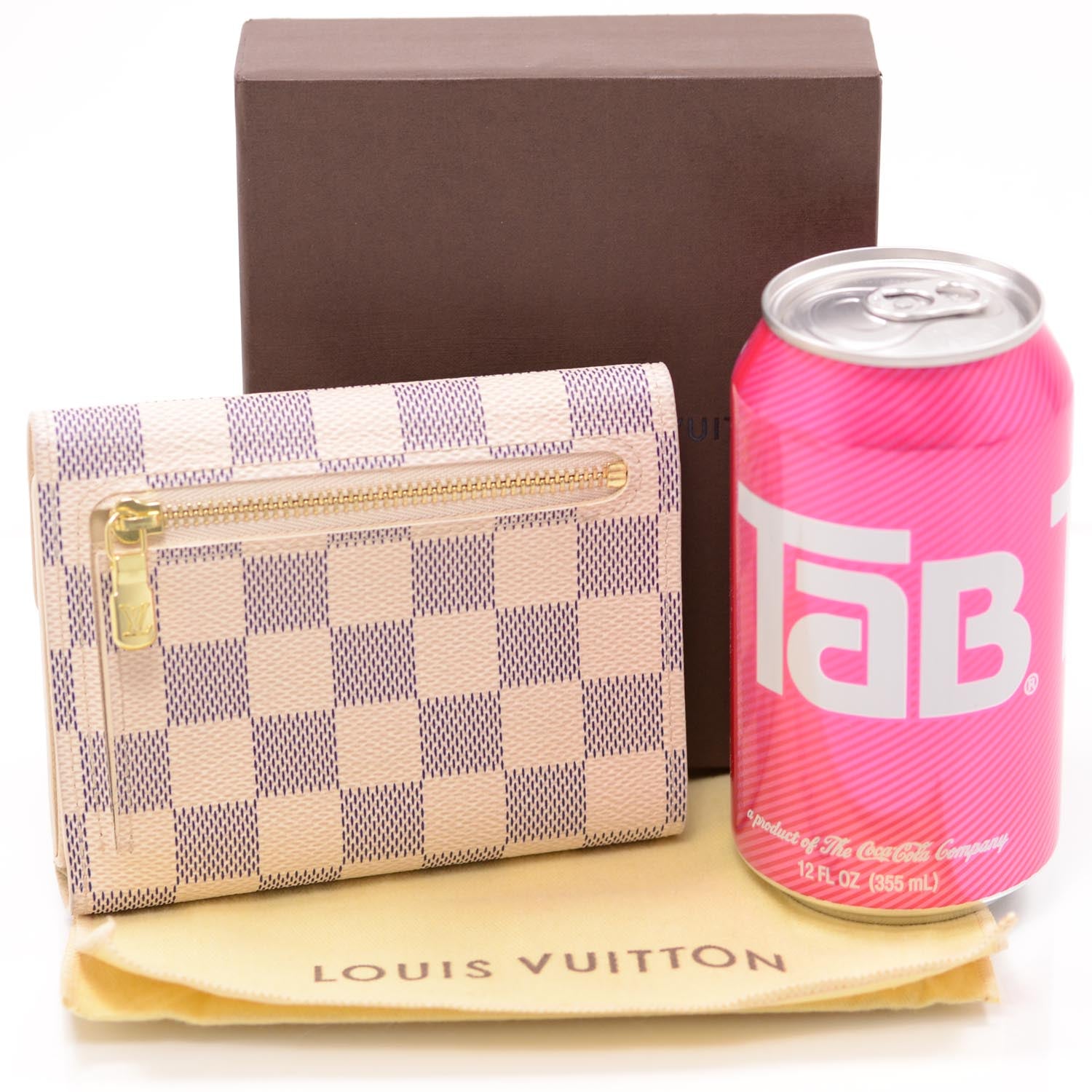 Louis Vuitton Damier Azur Koala Wallet 2 of 8