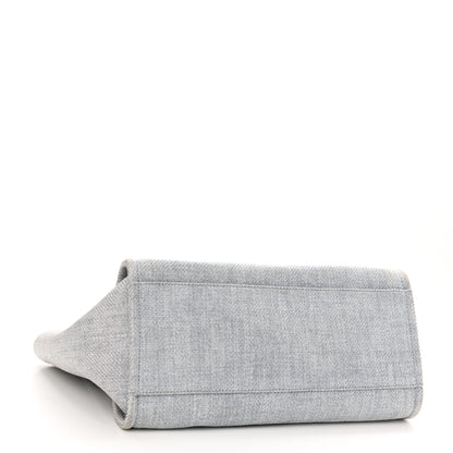 Chanel Canvas Medium Deauville Tote Denim Blue 4 of 14