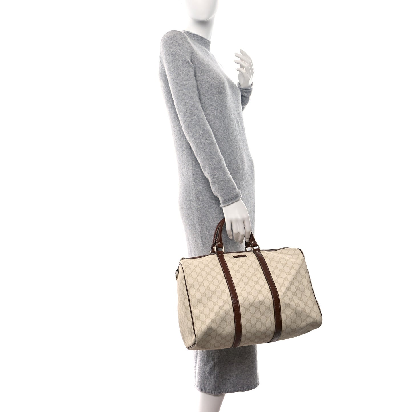 GG Plus Monogram Large Joy Boston Tan