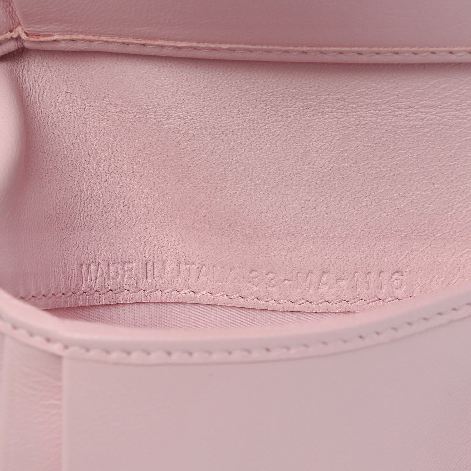 Christian Dior Lambskin Cannage Lucky Badge Eden Wallet Pink 8 of 8