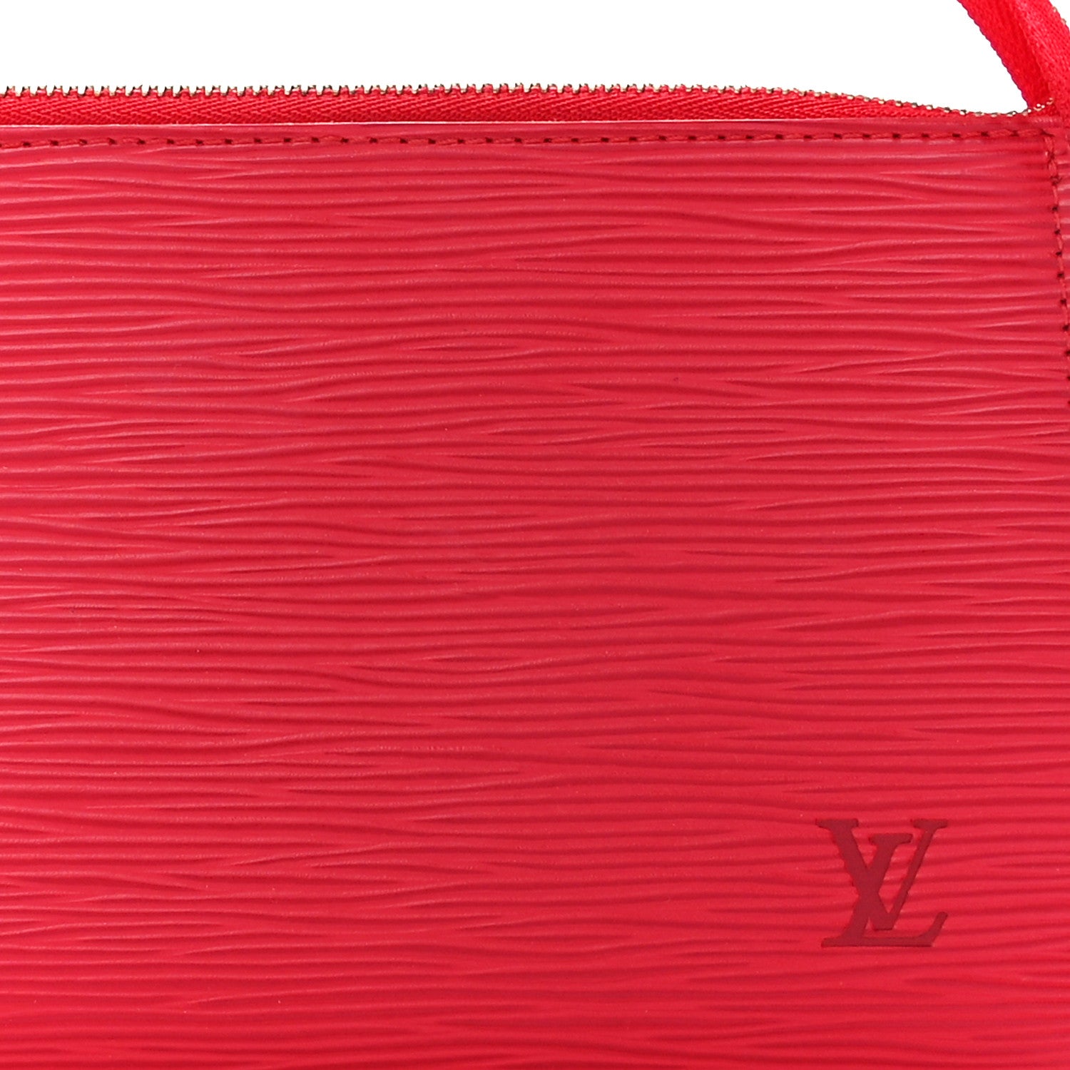 Louis Vuitton Epi Pochette Accessories 24 Castillan Red 7 of 10