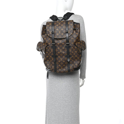 Louis Vuitton Monogram Macassar Christopher PM Backpack 2 of 10