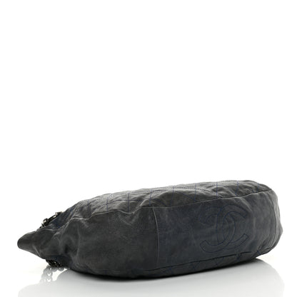 Chanel Caviar Quilted Simply CC Hobo Dark Blue 4 of 16