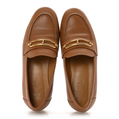 Hermes Calfskin Colette Loafer 36.5 Naturel 2 of 10
