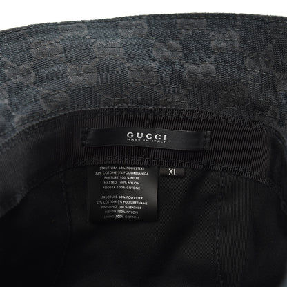 Gucci Monogram Web Bucket Hat XL Black 5 of 6