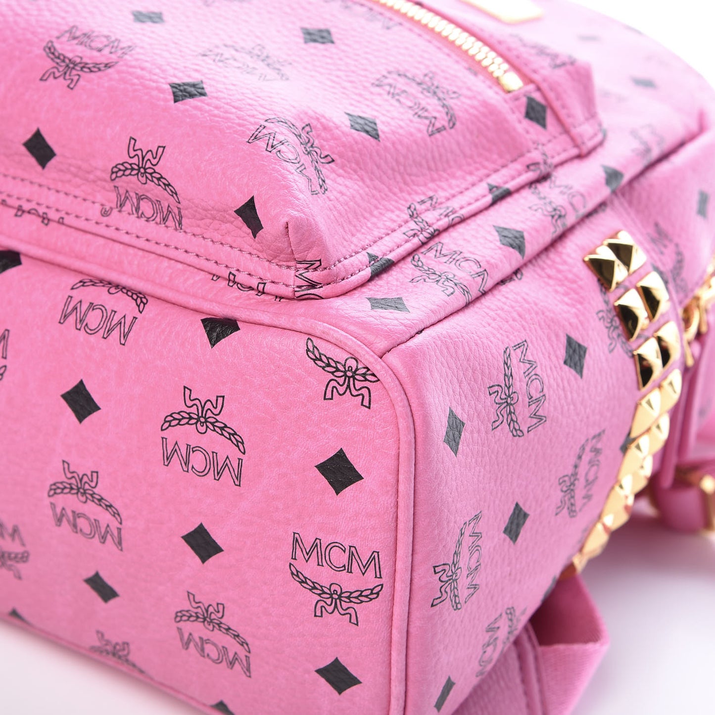 Visetos Small Side Stud Stark Backpack Pink