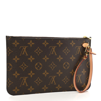 Louis Vuitton Monogram Neverfull MM GM Pochette 3 of 7