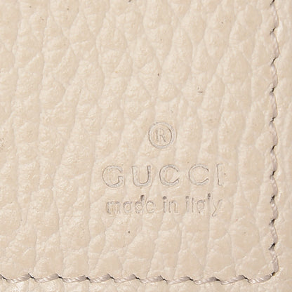 Gucci Dollar Calfskin Mini Swing Wallet Bag Mystic White 6 of 9