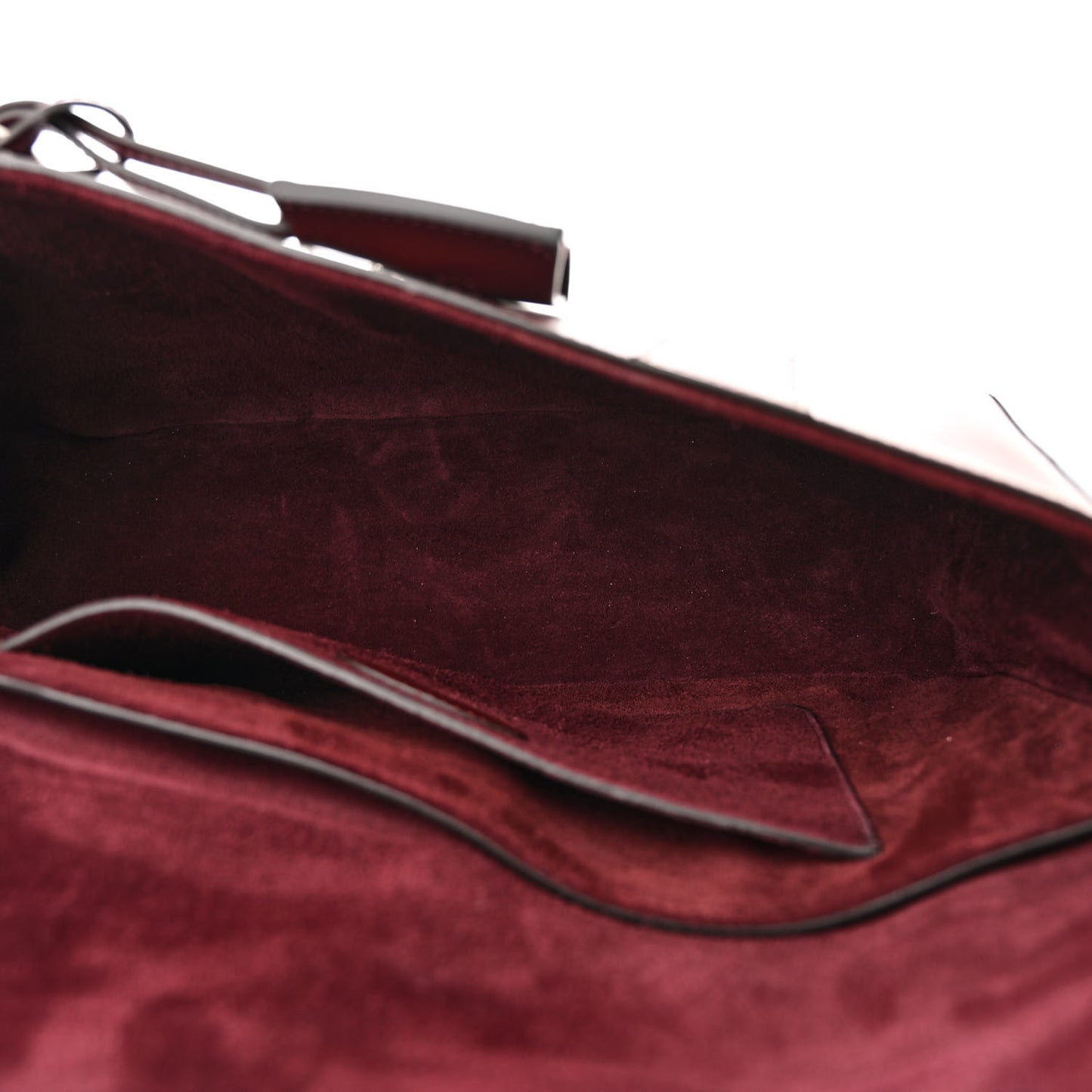Shiny Smooth Calfskin East West Bayswater Black Cherry