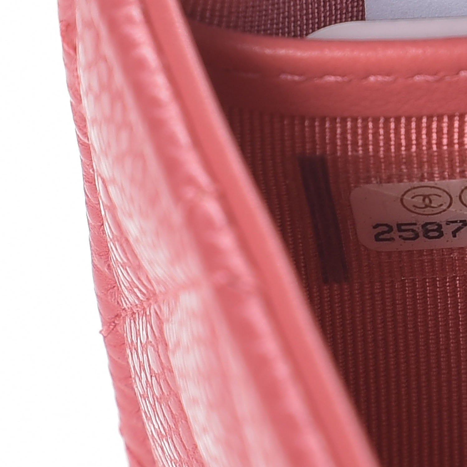 Chanel Caviar Quilted Long Flap Wallet Pink 7 of 10