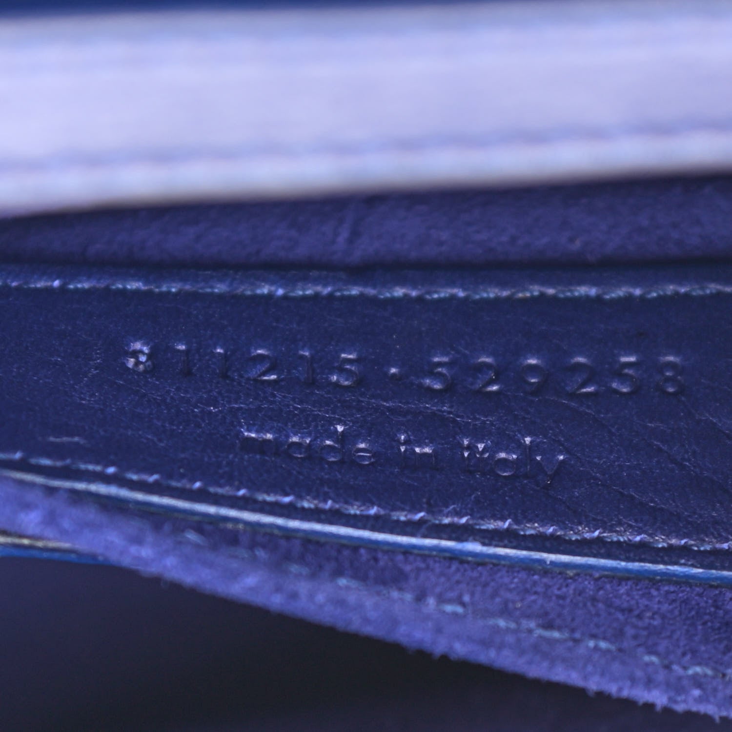 Saint Laurent Calfskin Small Classic Y Satchel Blue 11 of 13