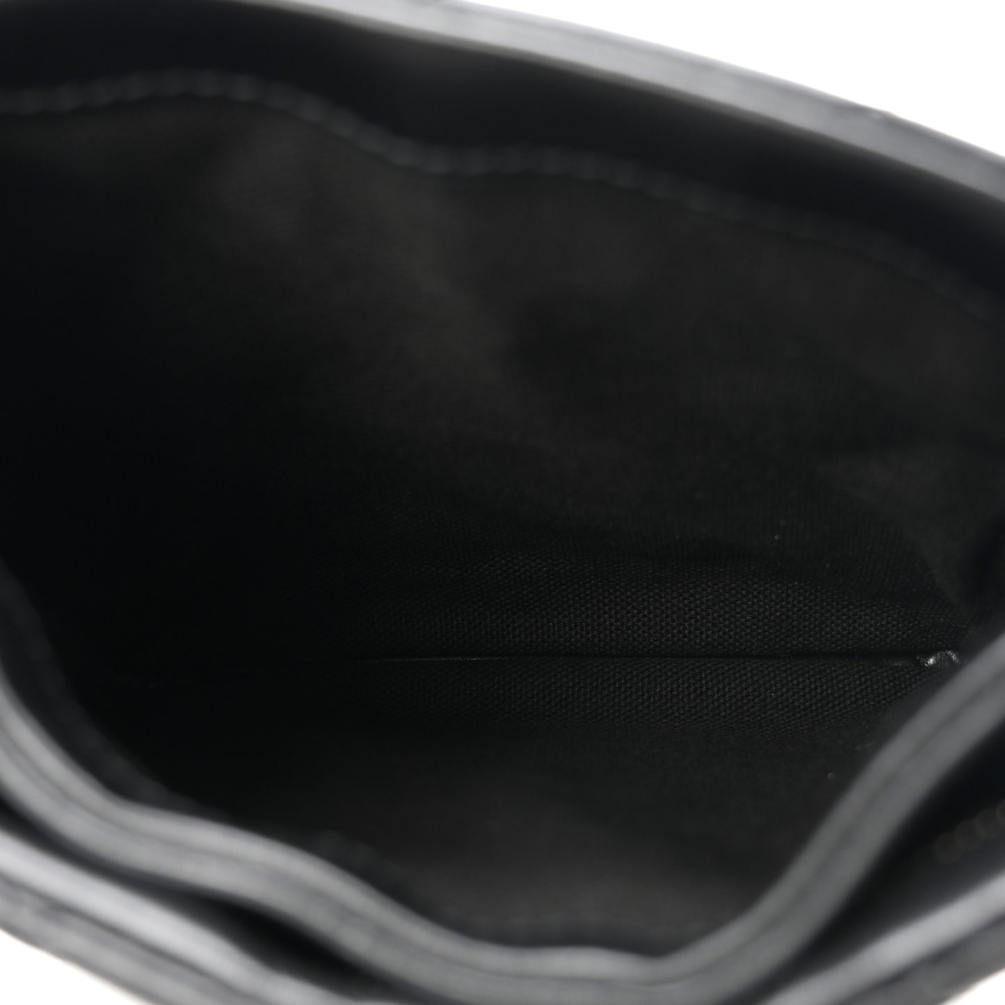 Lambskin Quilted Uniform Crossbody Bag Black
