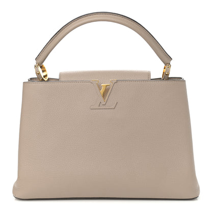 Louis Vuitton Taurillon Capucines MM Galet 1 of 9