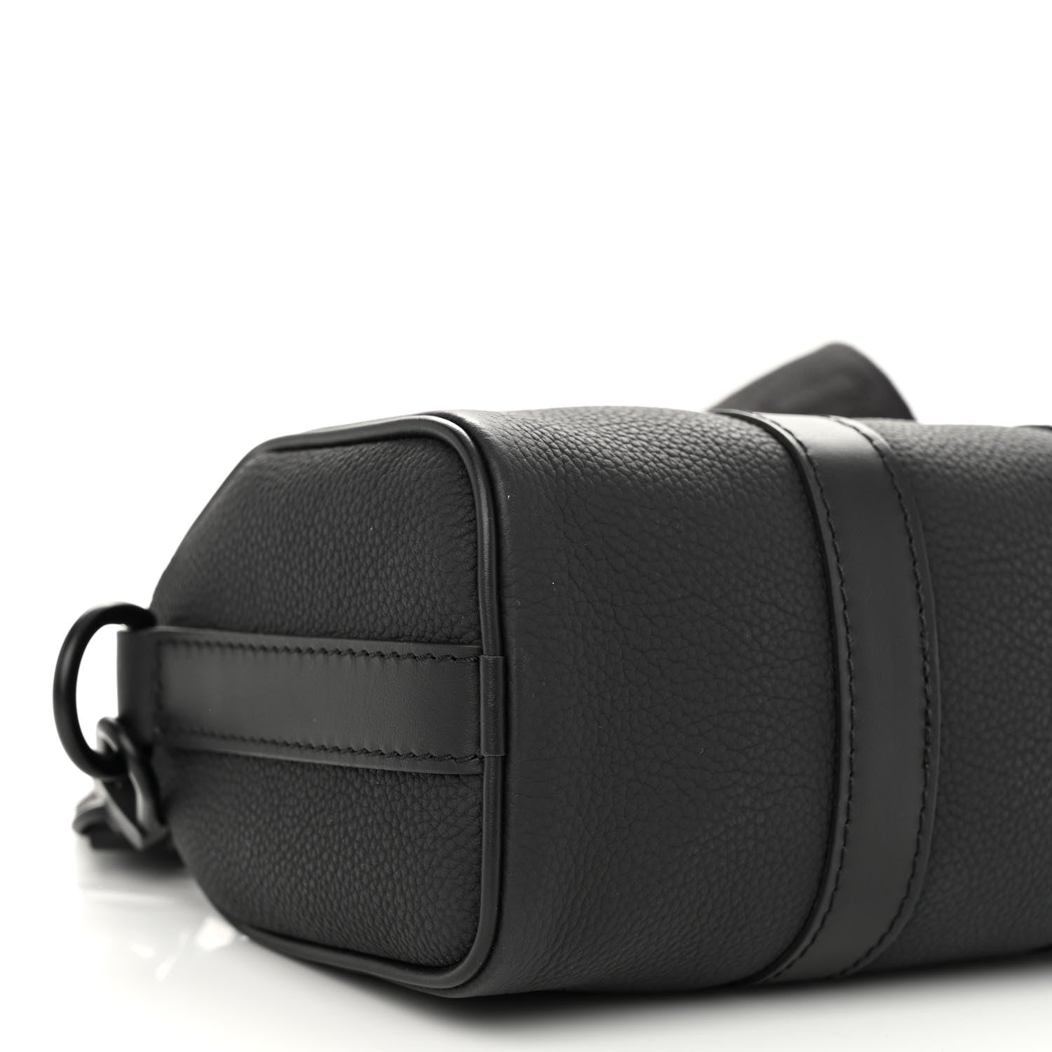 Louis Vuitton Grained Calfskin Aerogram Keepall XS Black 8 of 9