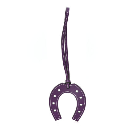 Hermes Swift Paddock Horseshoe Bag Charm Ultraviolet 1 of 3