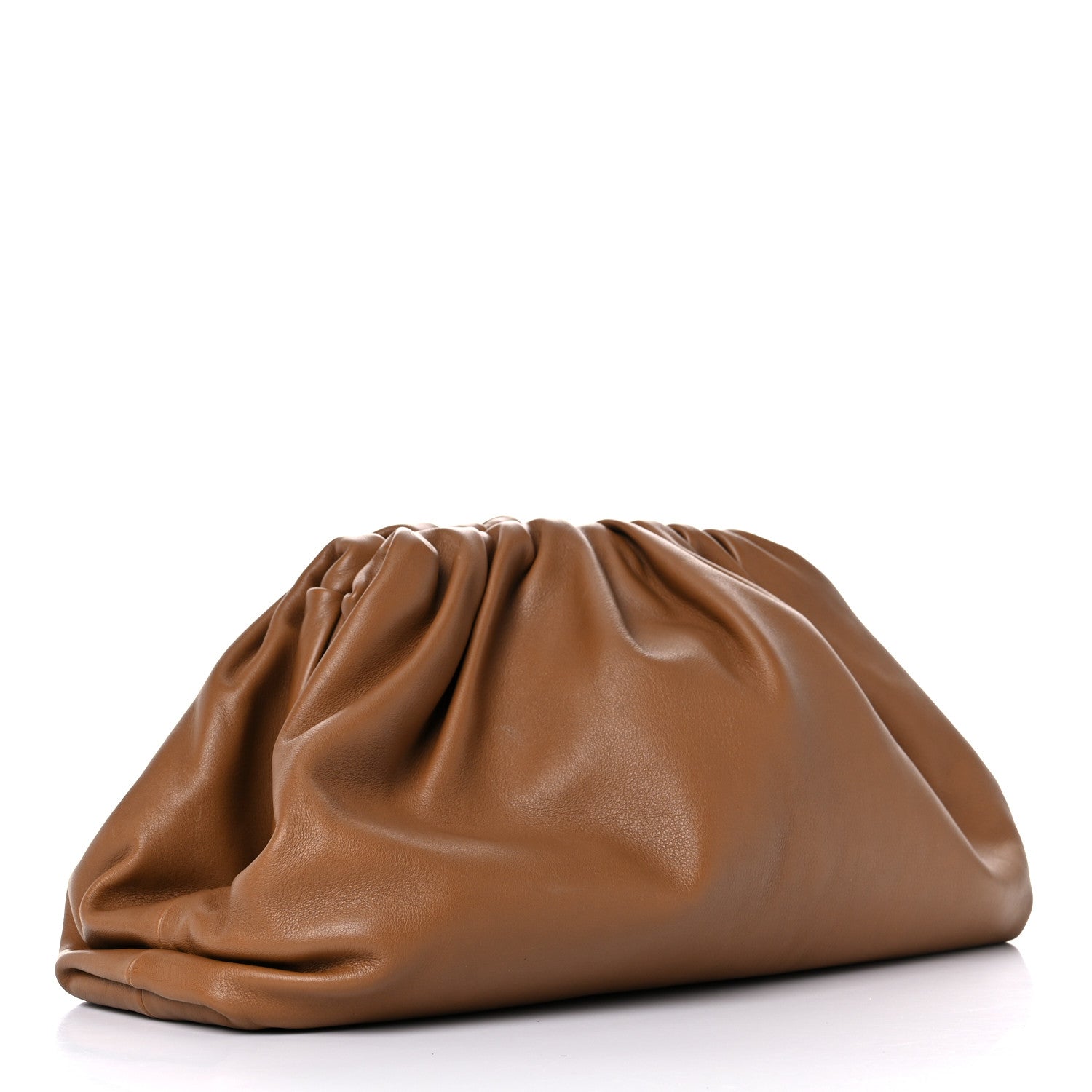 Bottega Veneta Smooth Butter Calf The Pouch Oversized Clutch Cammello 3 of 8