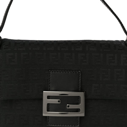 Fendi Zucchino Mini Mama Baguette Black 8 of 10