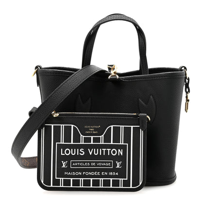 Louis Vuitton Monogram Neverfull Inside Out Bandouliere BB Black 8 of 28
