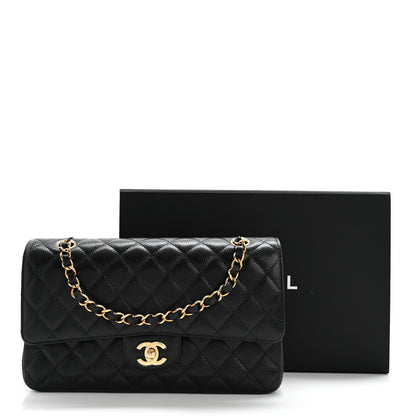 Chanel Caviar Quilted Medium Double Flap Black 11 of 11
