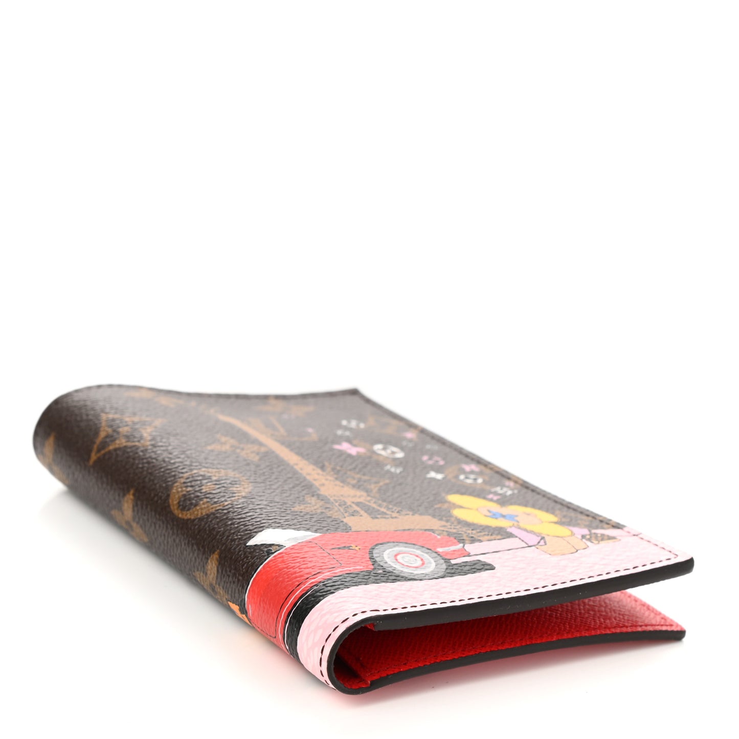 Monogram 2019 Christmas Animation Passport Cover Rouge