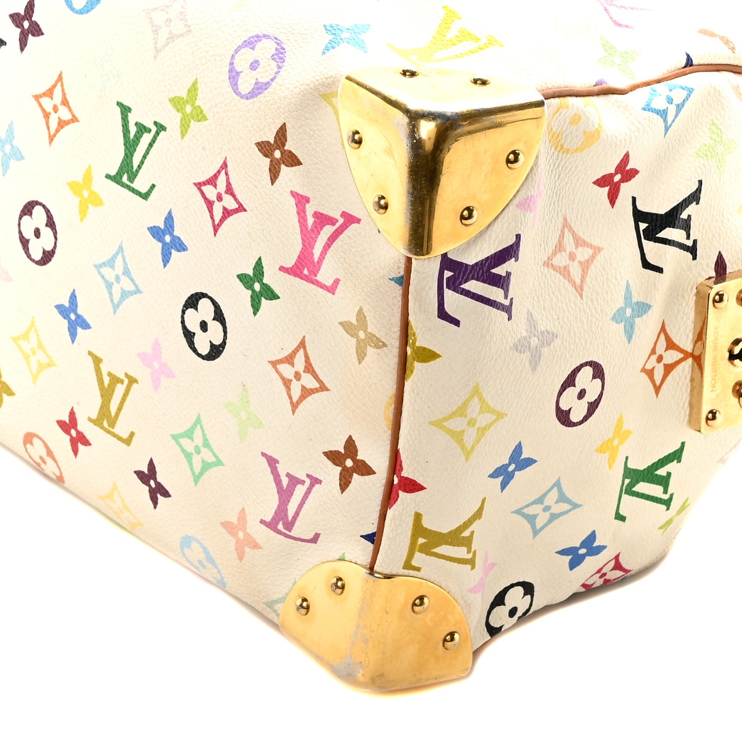 Monogram Multicolor Speedy 30 White
