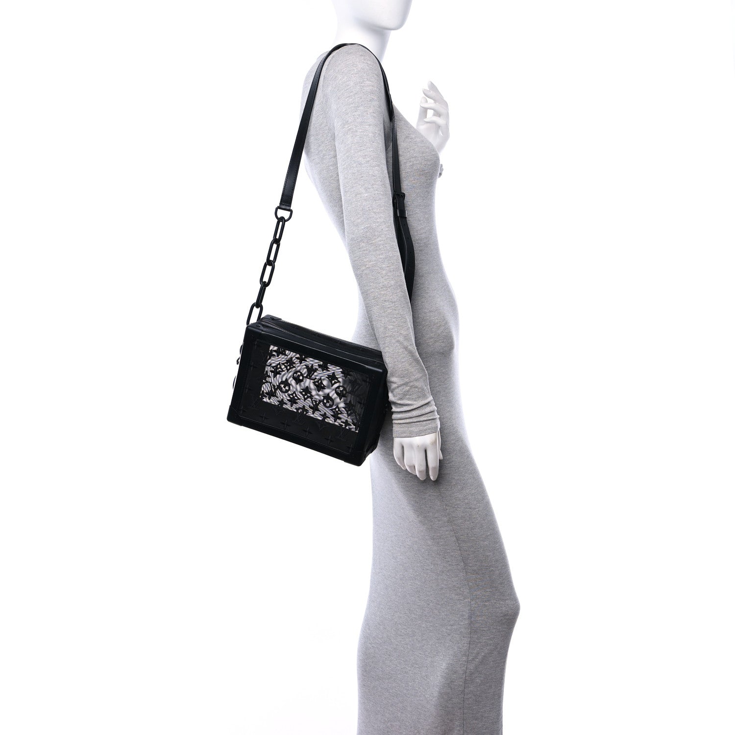 Louis Vuitton Monogram See Through Soft Trunk Black 2 of 10