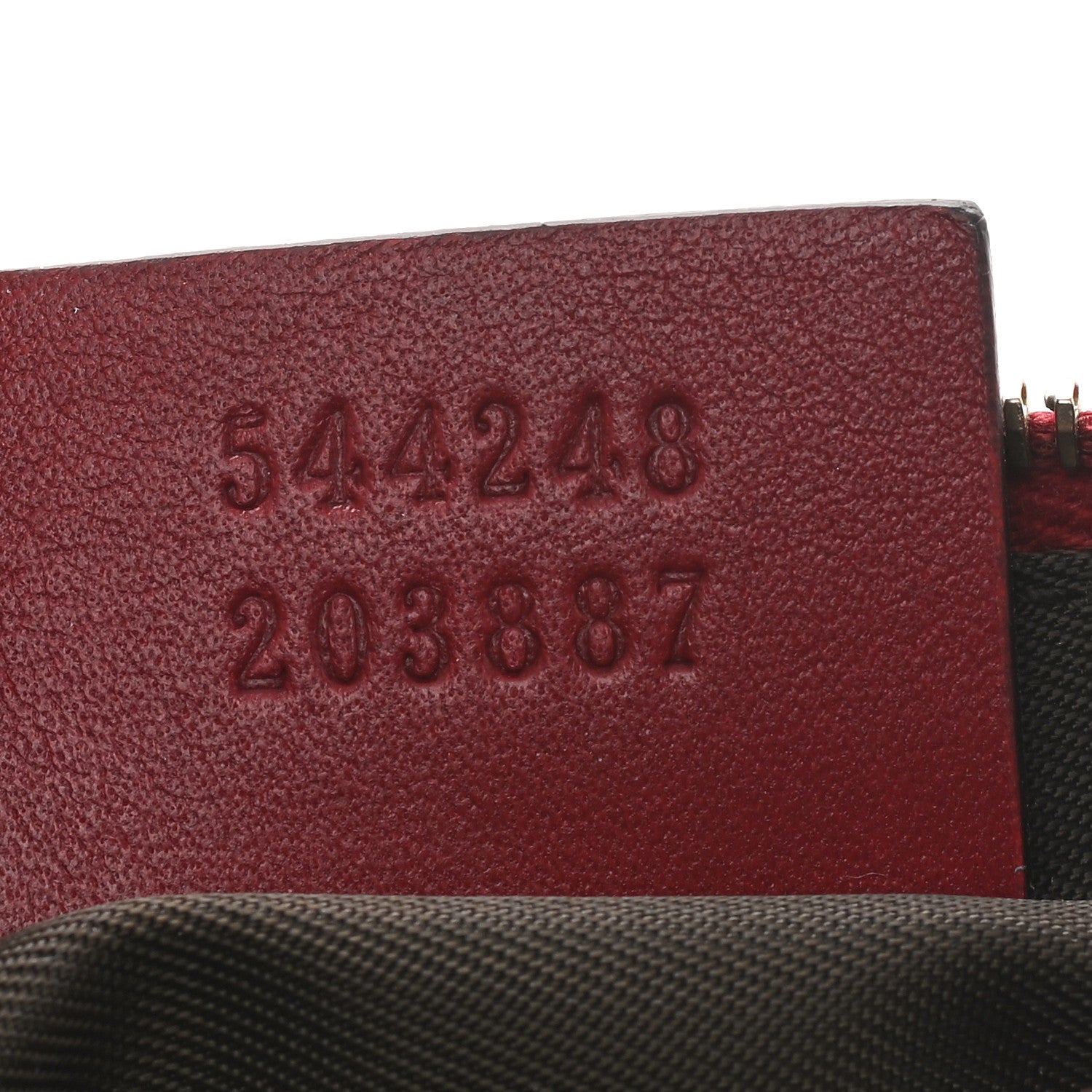 Gucci Microguccissima Key Ring Coin Case Hibiscus Red 6 of 6