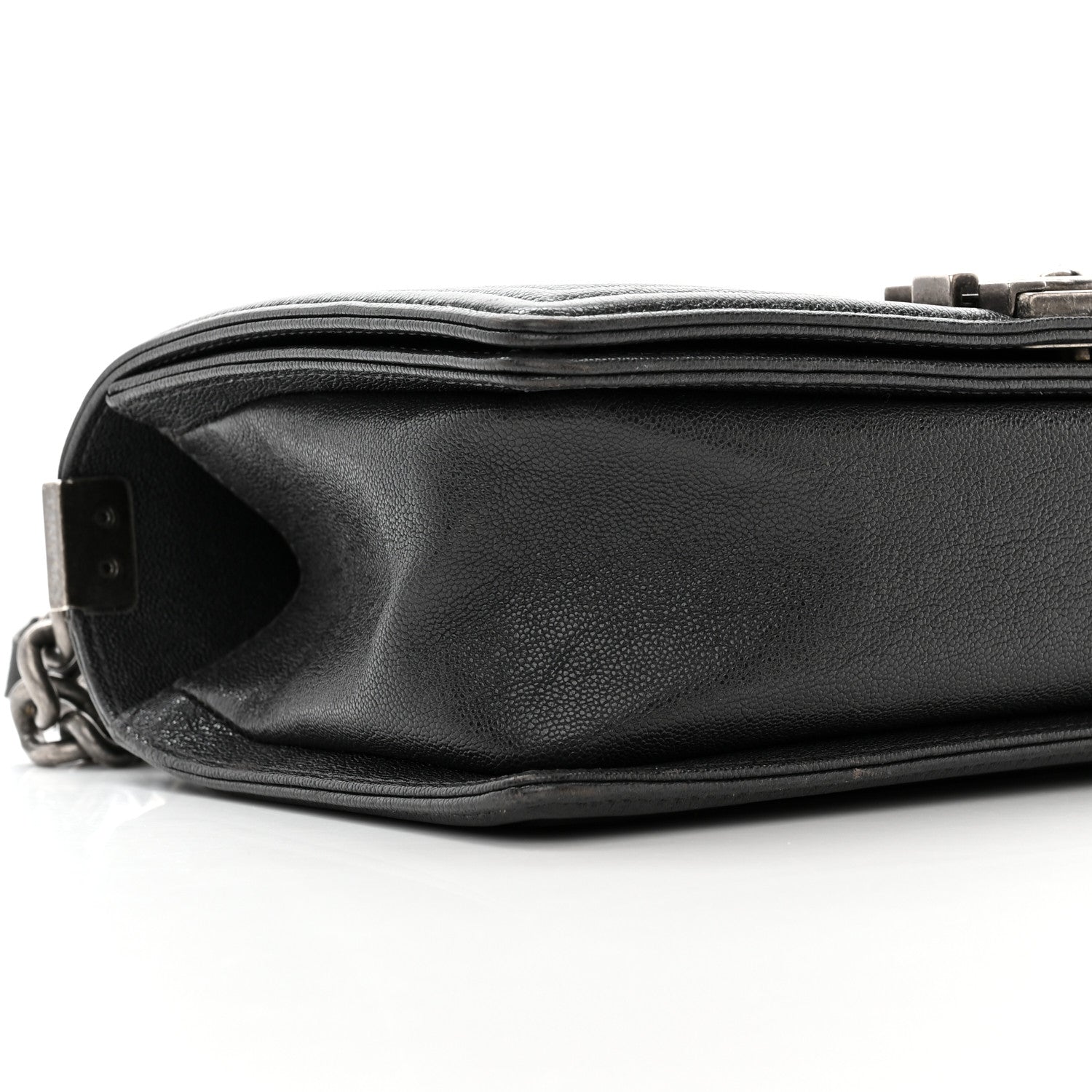 Chanel Caviar Quilted Medium Boy Flap Charcoal 16 of 19