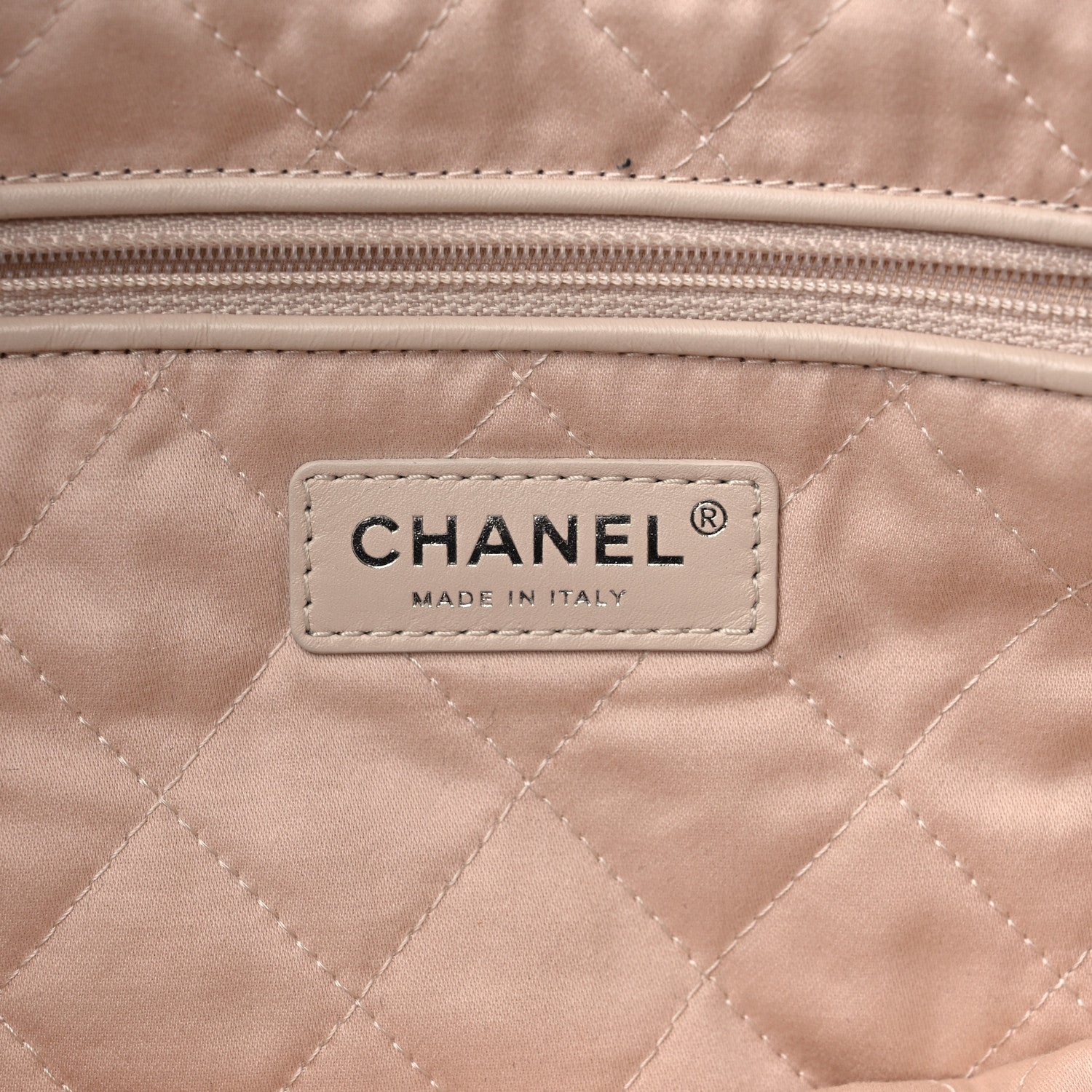 Chanel Shiny Calfskin Quilted Chanel 22 Light Beige 7 of 13