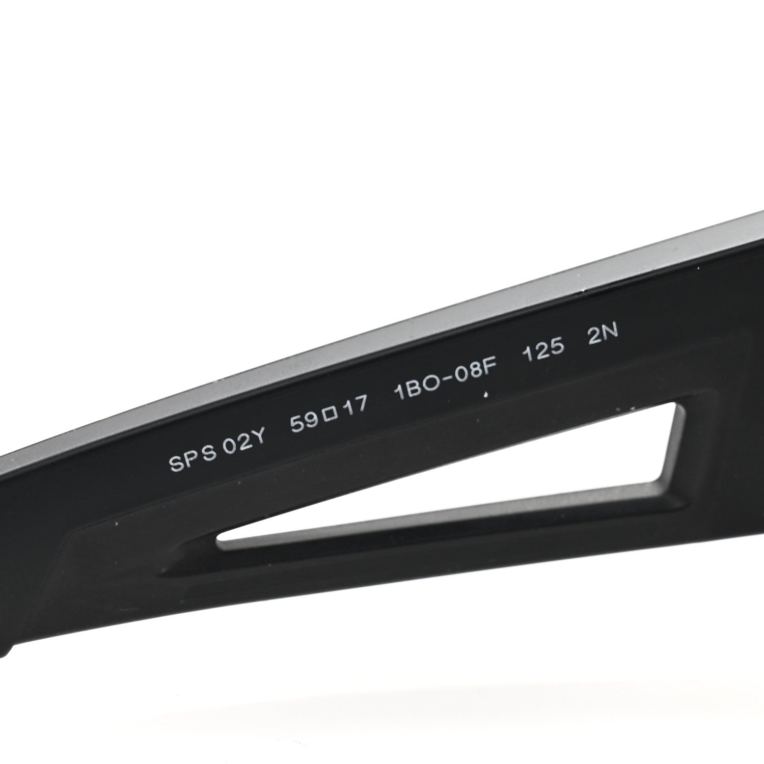 Prada Metal Rubber Linea Rossa Sport Sunglasses SPS 02Y Black