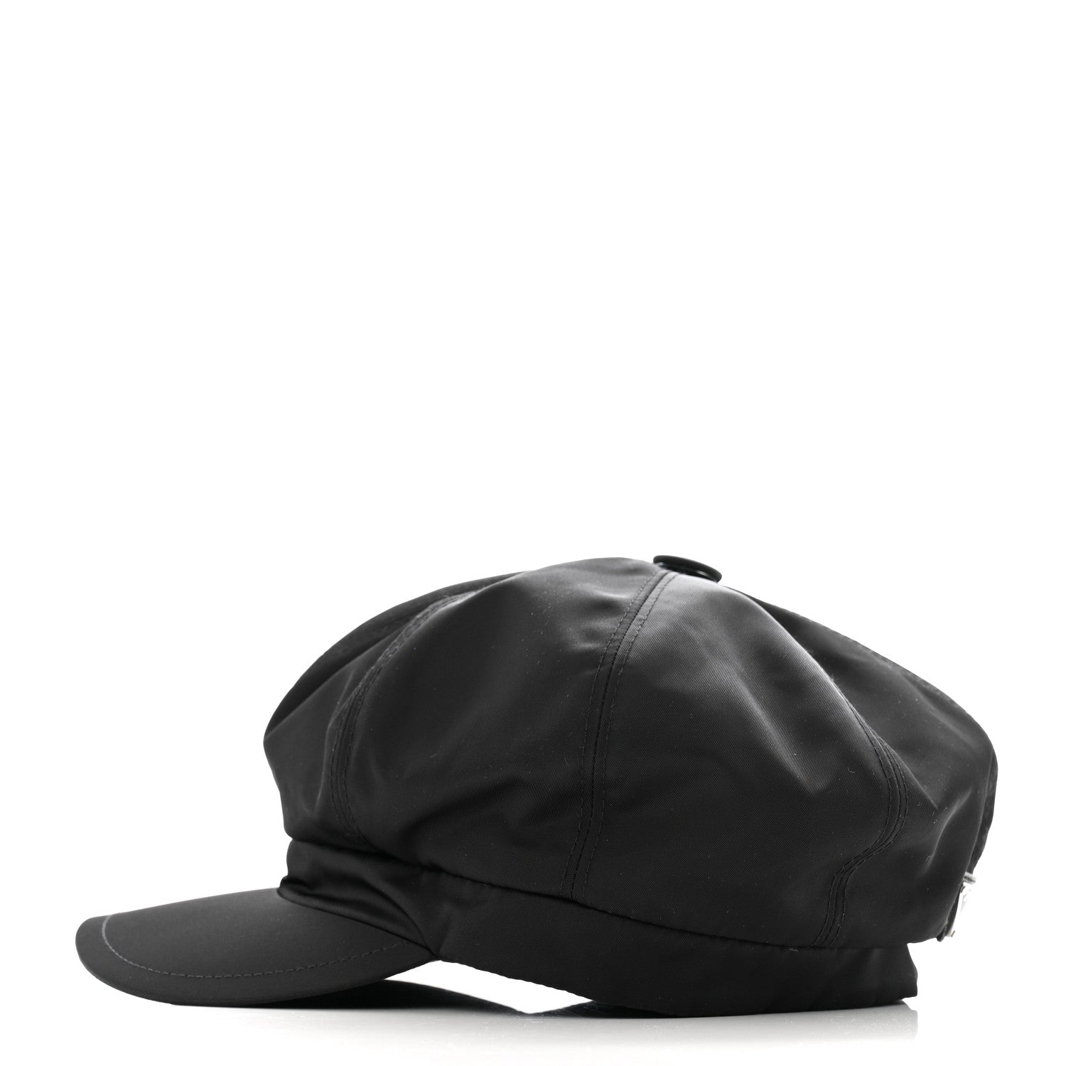 Prada Re-Nylon Newsboy Hat M Black 4 of 8