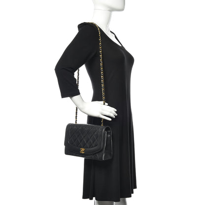 Chanel Lambskin Quilted Medium Single Flap Black 2 of 16