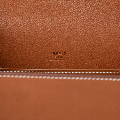 Hermes Barenia Faubourg Mini Sac Roulis Fauve 8 of 11