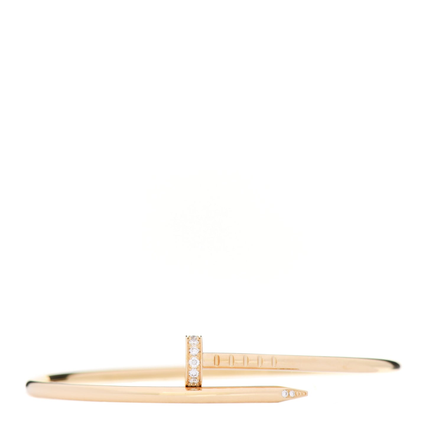 18K Yellow Gold Diamond Small Juste Un Clou Bracelet 15