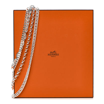 Hermes Sterling Silver Chaine d'Ancre Etcaetera Necklace 5 of 5