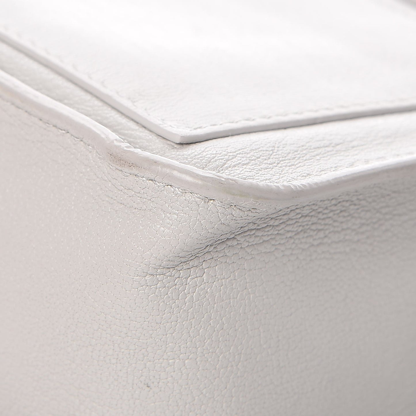 Lambskin PS1 Mini Pouch Messenger Pale Steel