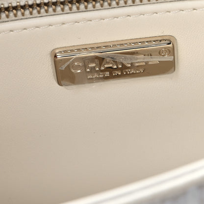 Chanel Sequin Mini Rectangular Flap White 6 of 11