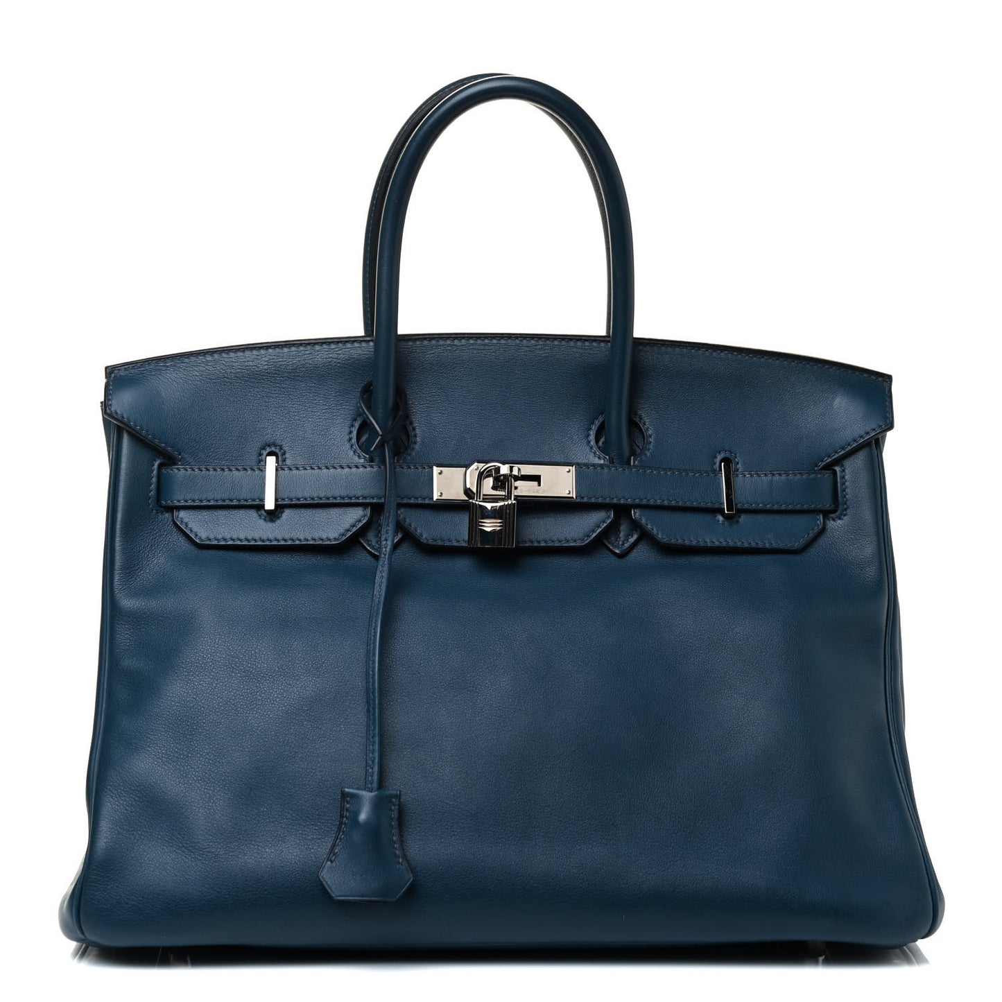 Swift Birkin 35 Bleu De Prusse